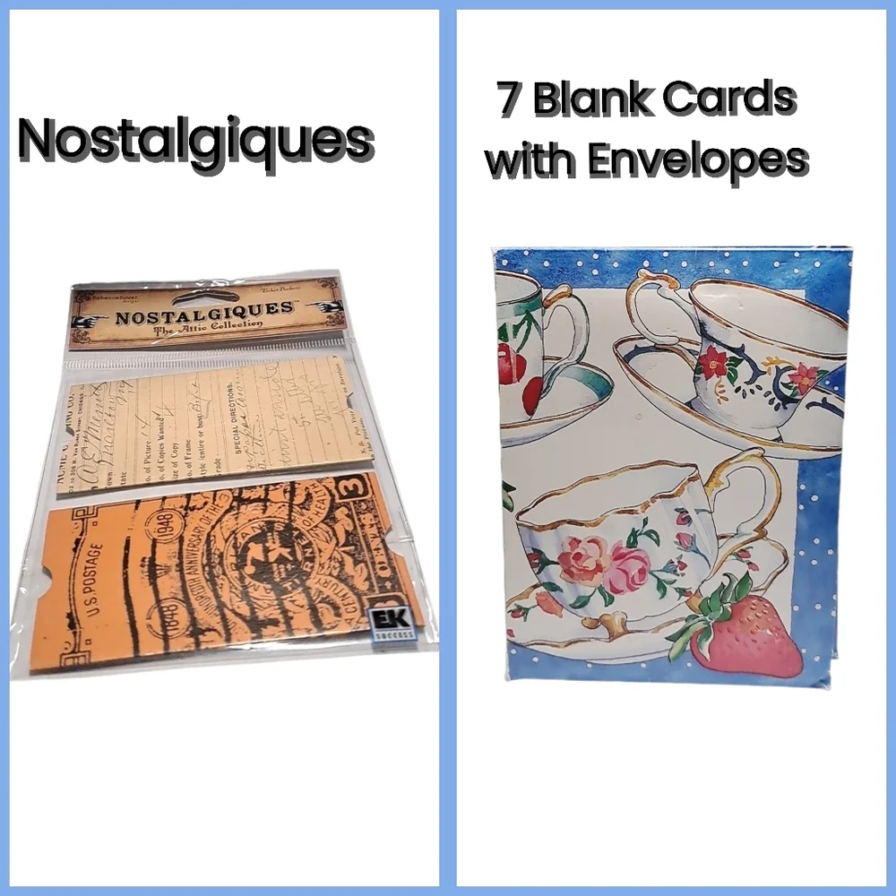 Nostalgiques and Blank Cards